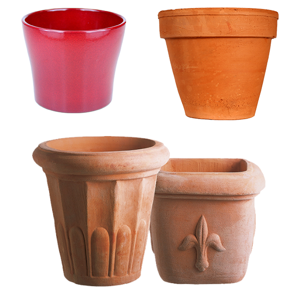 Ceramic and Clay Flower Pots Credit: my-waste Team .